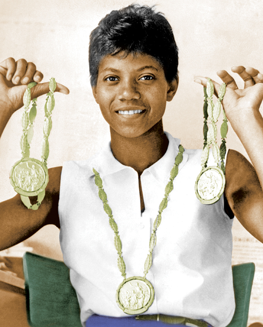 Image Credit TophamThe Image Works Wilma Rudolph with the three gold medals - photo 2