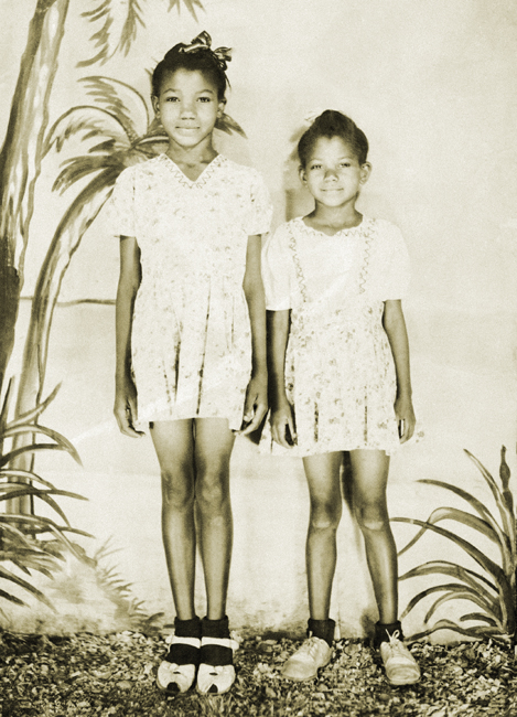 Image Credit AP Wilma on the right standing with her older sister Yvonne - photo 3