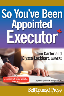 Tom Carter - So Youve Been Appointed Executor