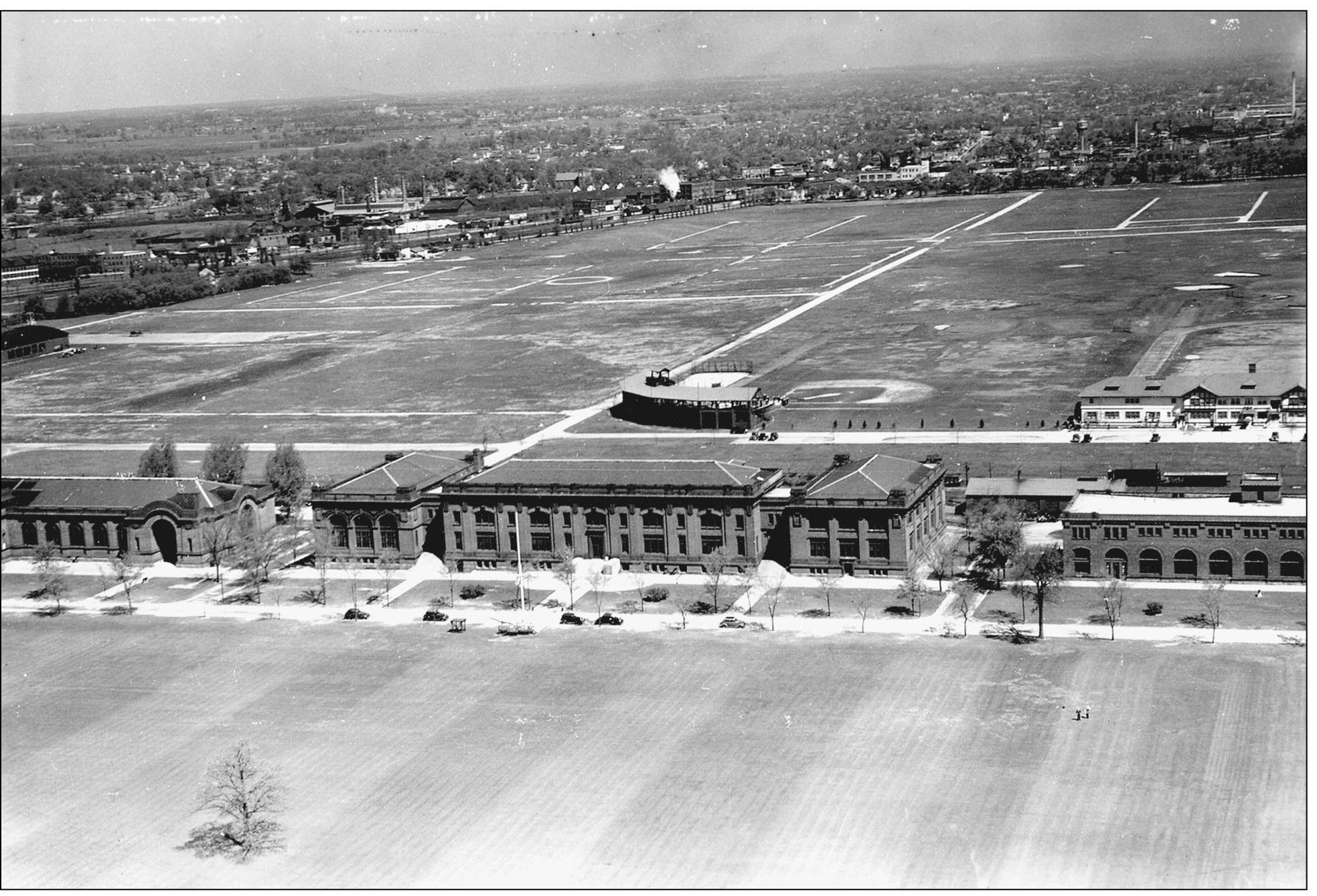 Written on the back of the picture is This aerial view shows the original - photo 3