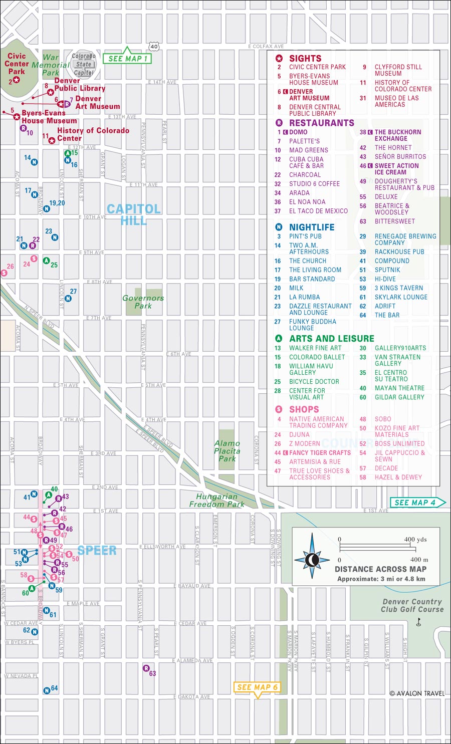 Map 3 LoDo and Platte River Valley map halves follow - photo 9