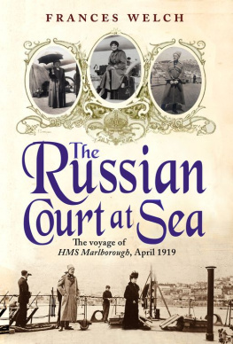 Frances Welch The Russian Court at Sea