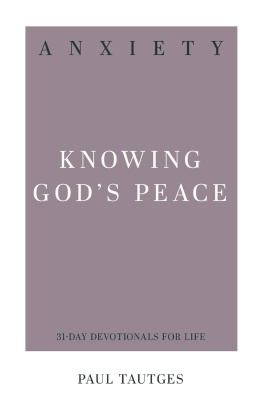 Paul Tautges - Anxiety: Knowing Gods Peace