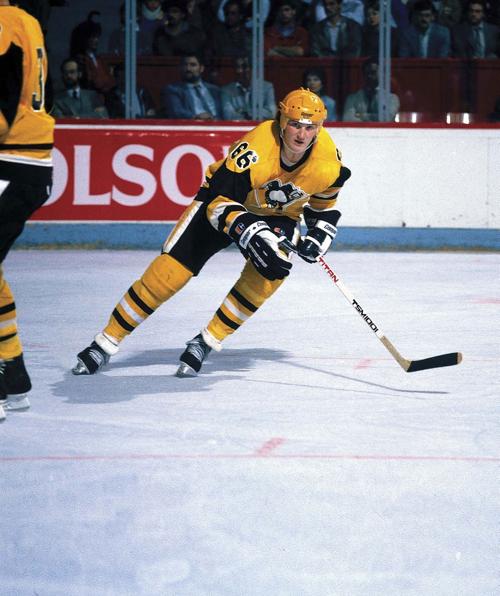 IN A SIGN OF THINGS TO COME MARIO LEMIEUX SCORED ON HIS FIRST SHOT DURING HIS - photo 10