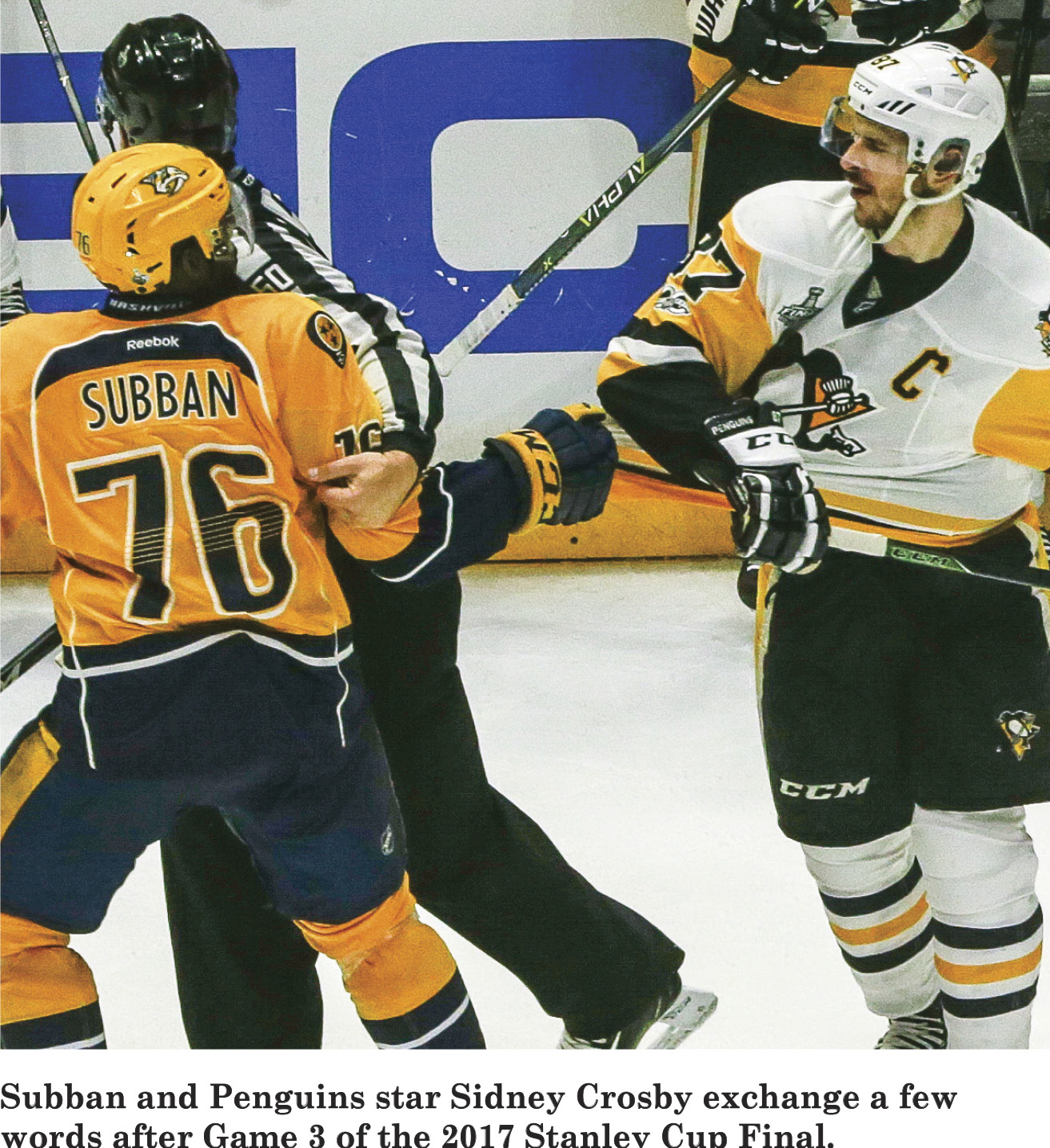 Even so Crosby claimed not to notice Subban I havent seen PK much We - photo 4