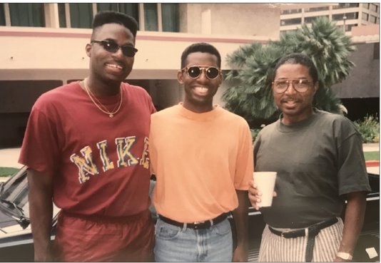 Me with my father and brother when the family came to visit me in LA Courtesy - photo 5