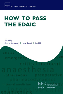 Andrey Varvinskiy - How to Pass the EDAIC