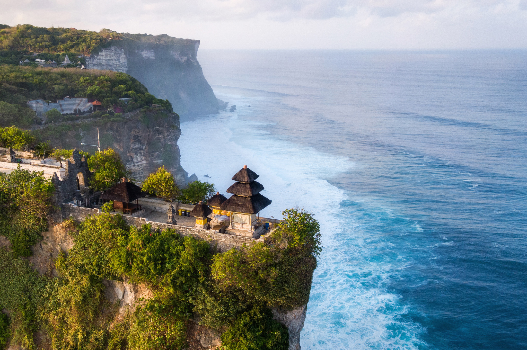 t High on the edge of a cliff above the ocean this 11th-century temple glows - photo 12