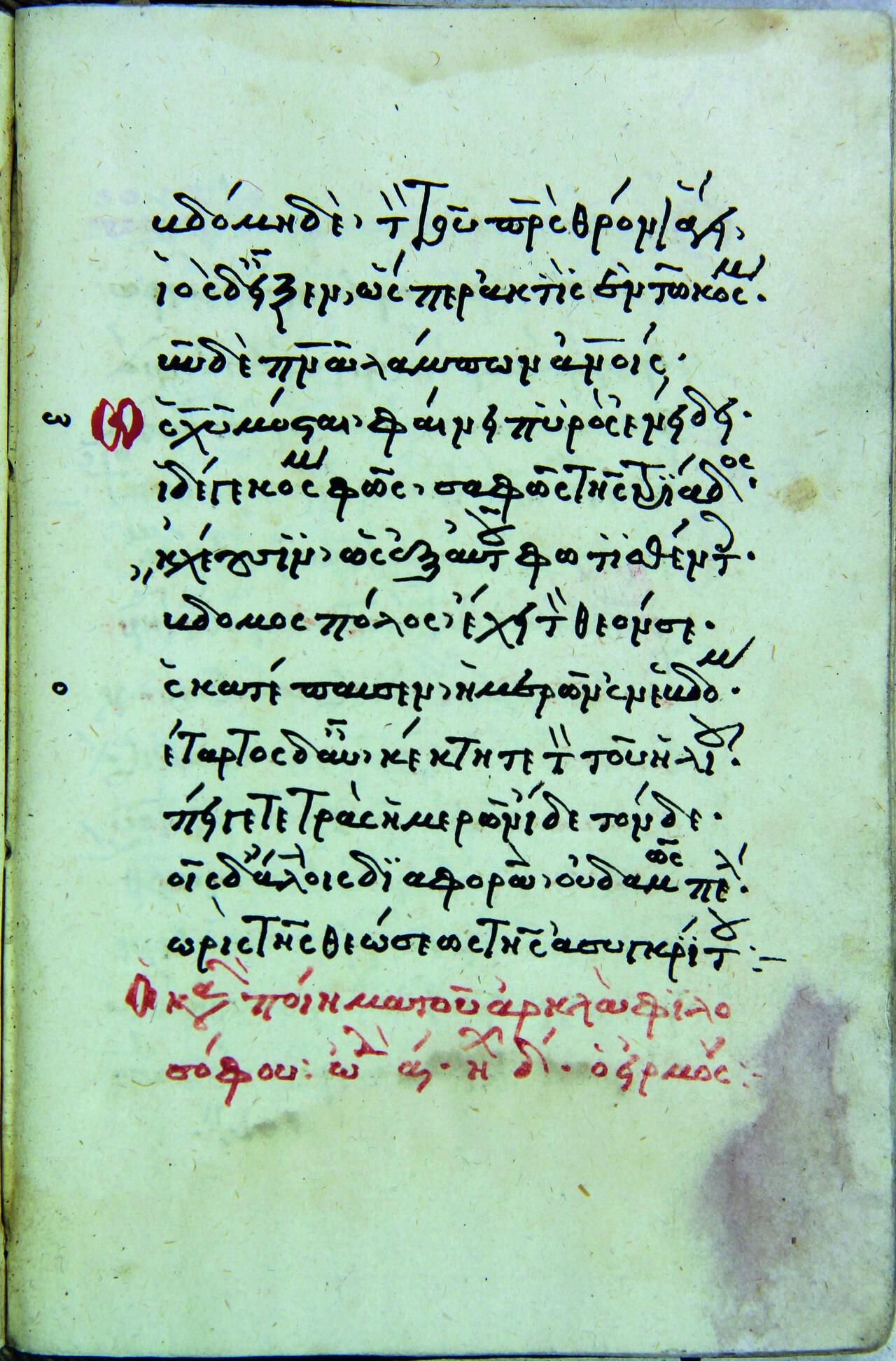 Plate 2 Cod Meteora Varlaamensis 167 f222r Holy Monastery of Varlaam - photo 3