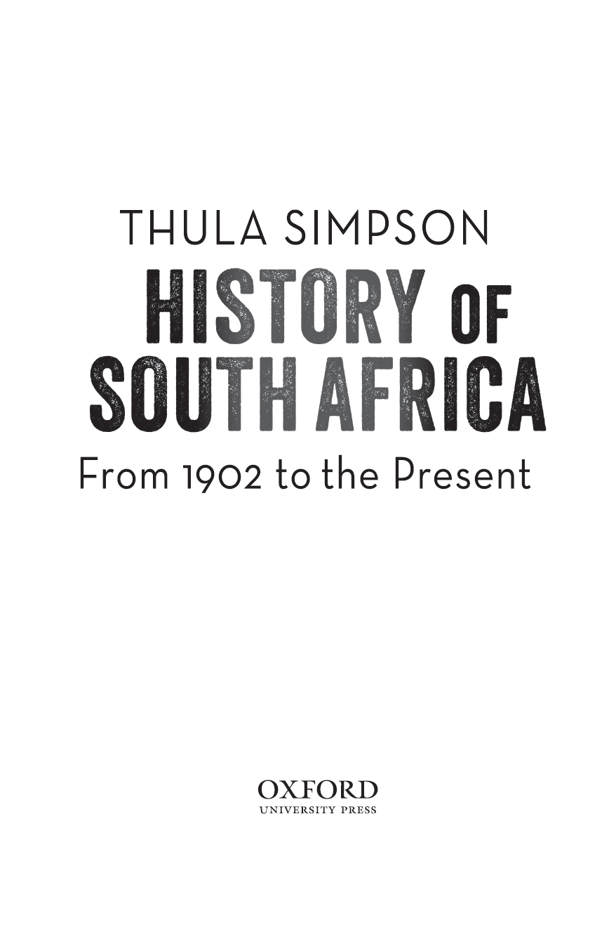 History of South Africa From 1902 to the Present - image 2