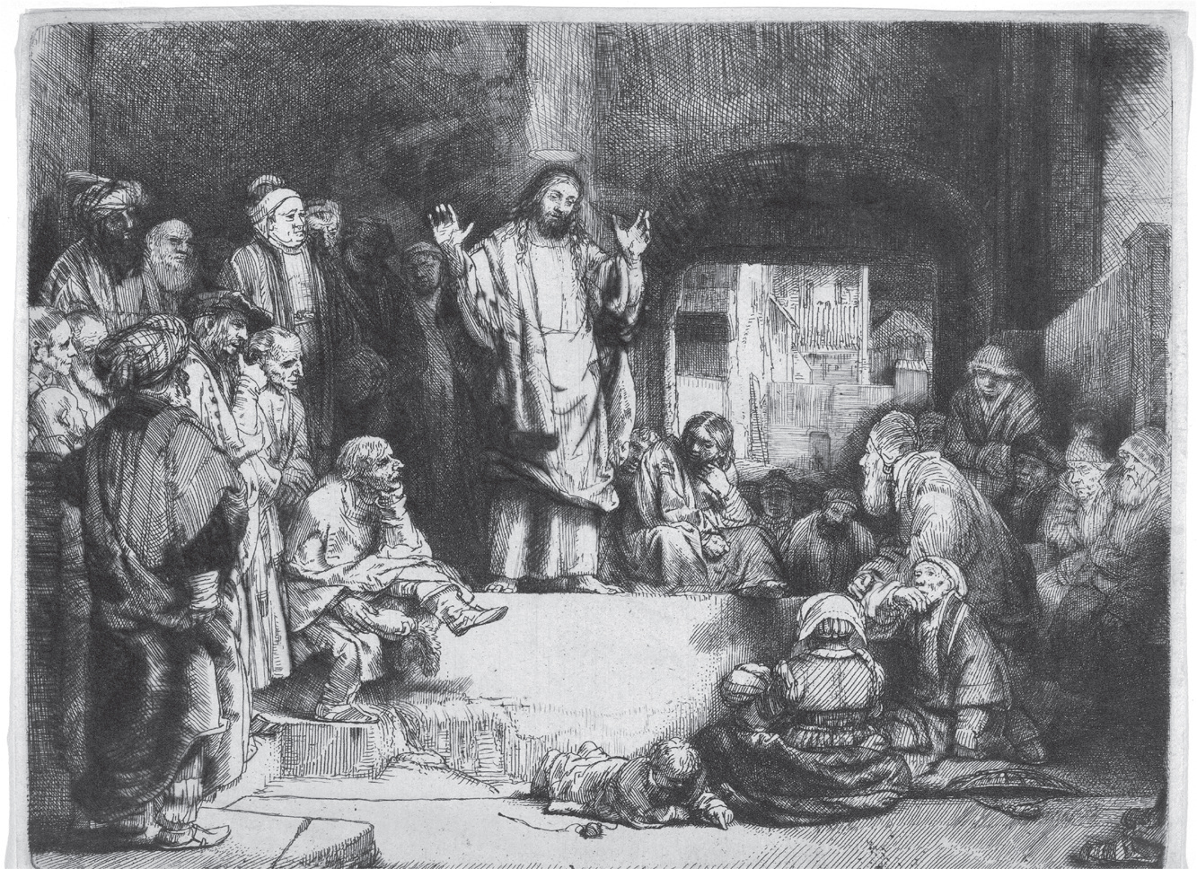 Christ Preaching by Rembrandt Library of Congress Parables have been used - photo 2