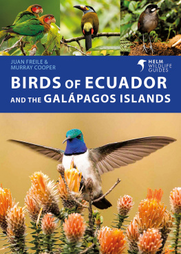 Juan Freile - Birds of Ecuador and the Galápagos Islands
