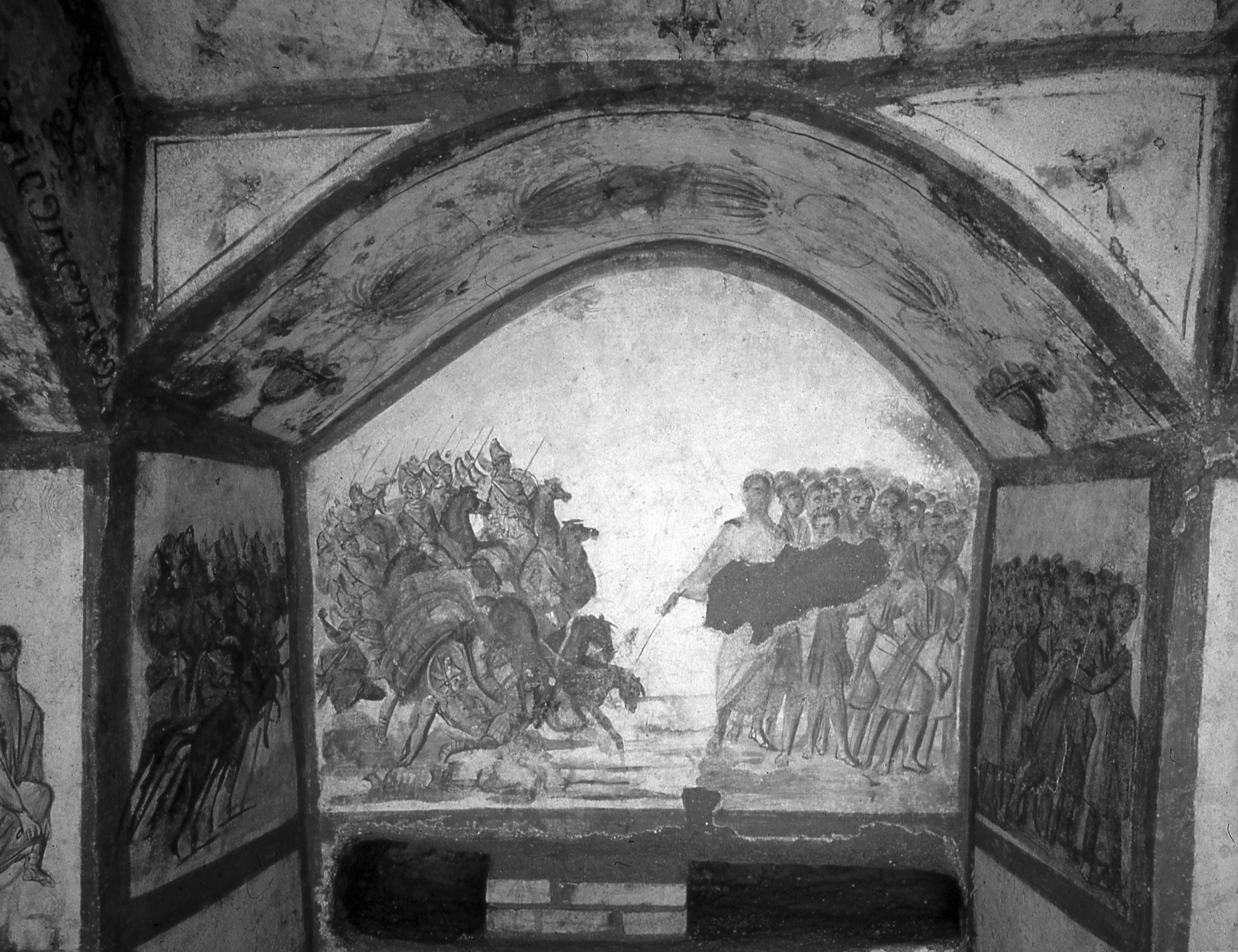 Fig 1 The Crossing of the Red Sea fresco 4th century Rome Catacomb of Via - photo 3