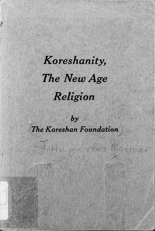 This copy of Koreshanity The New Age Religion was acquired by the - photo 7