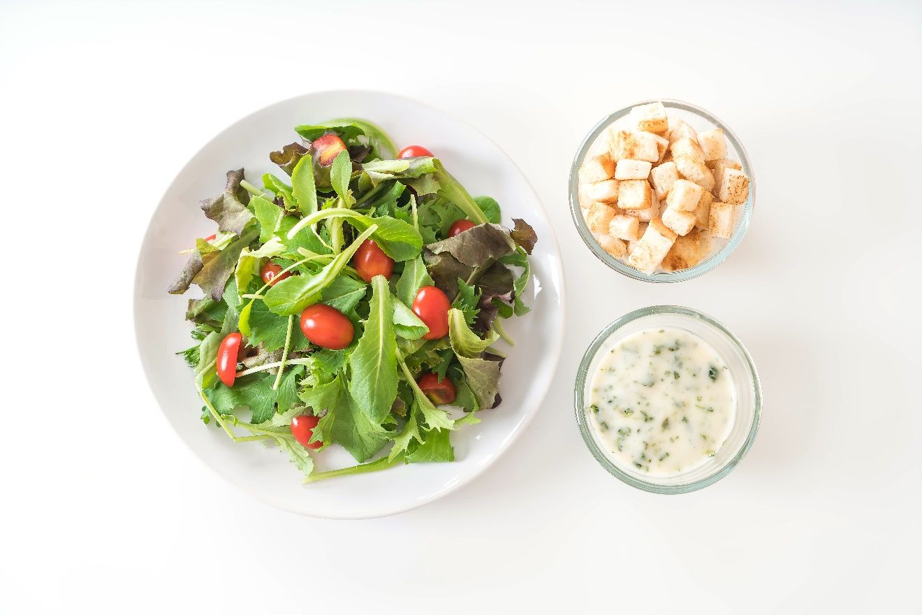 Grab the salad bowl Lets add lettuce tomato green pepper sliced onion and - photo 6