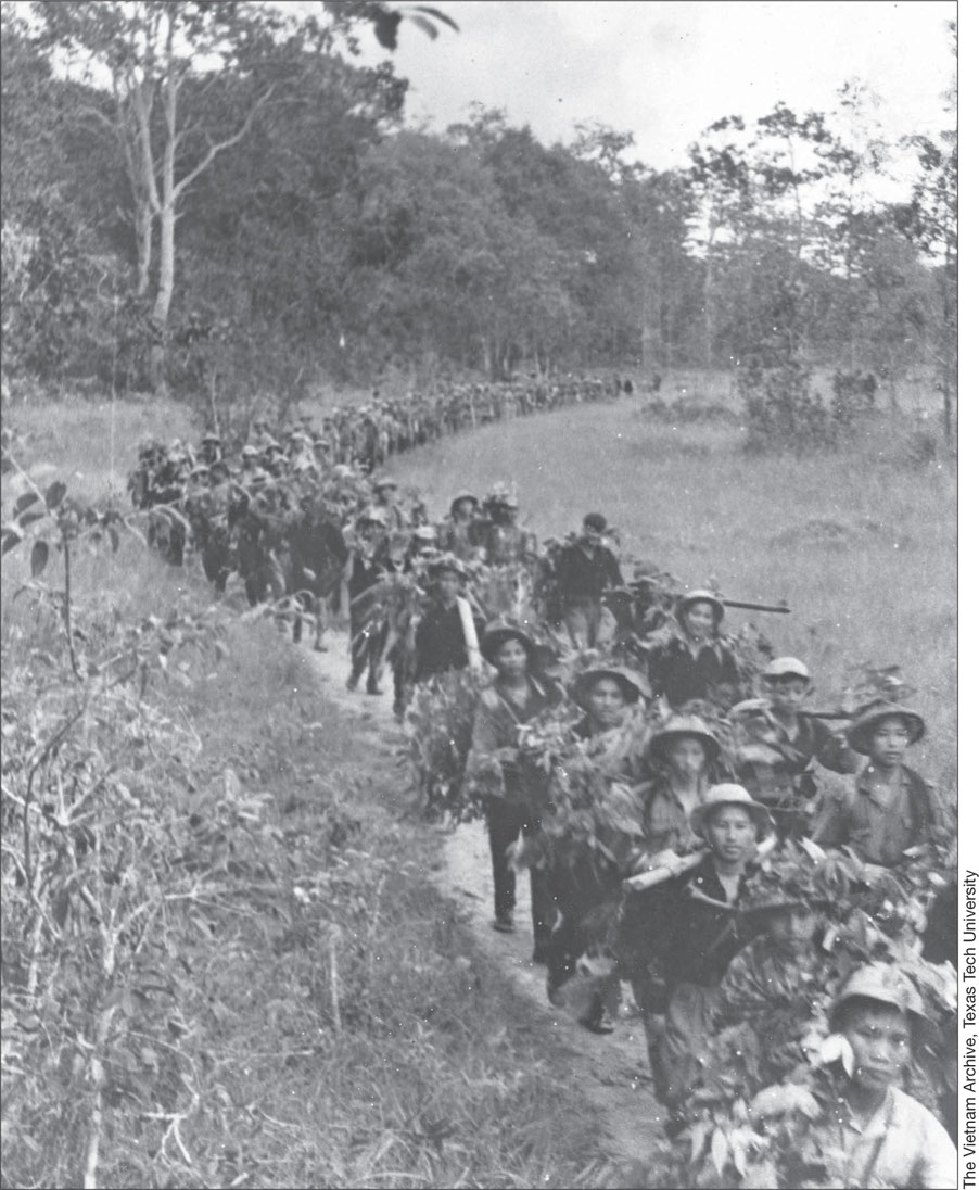 Captured photograph of Vietnamese Communist soldiers F-105 Thunderchiefs - photo 7