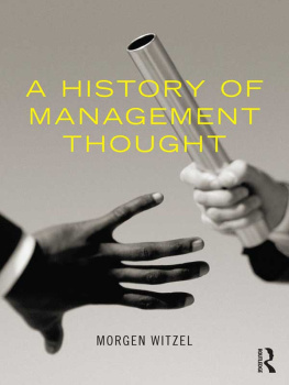 Morgen Witzel - A History of Management Thought