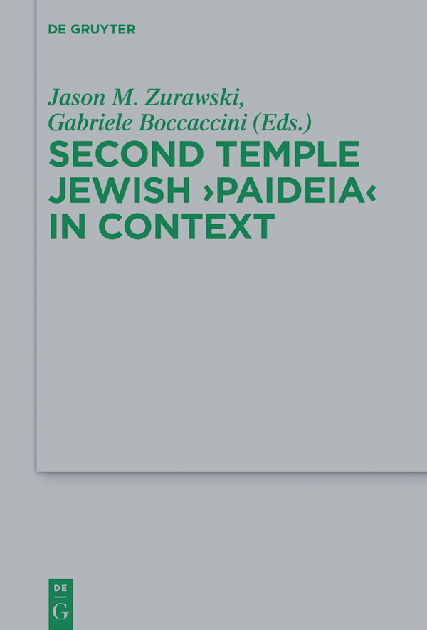 Second Temple Jewish Paideia in Context - image 1