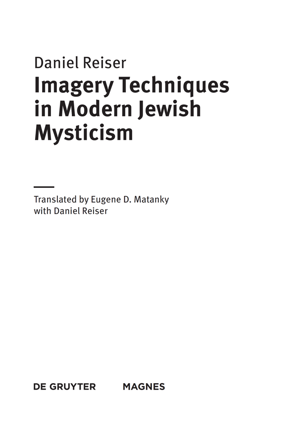 This book was published with the support of the Israel Science Foundation ISF - photo 3