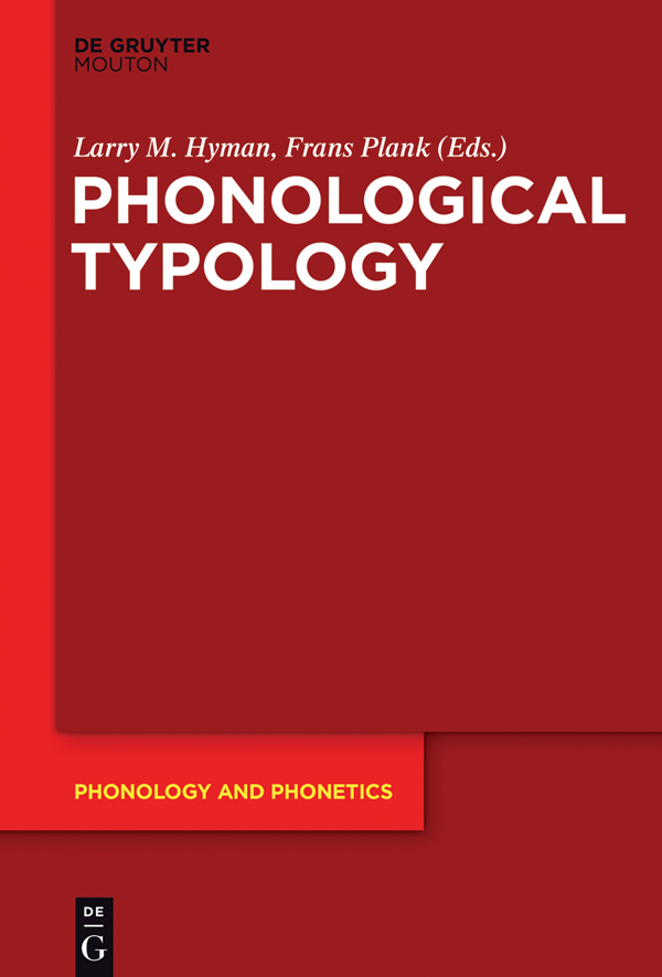 Phonological Typology - image 1