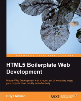 Divya Manian HTML5 Boilerplate Web Development