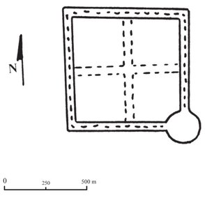 Plan of Qaleh Kharabeh Kiani 1982a Plan of Qaleh Gug Kiani 1982a - photo 7