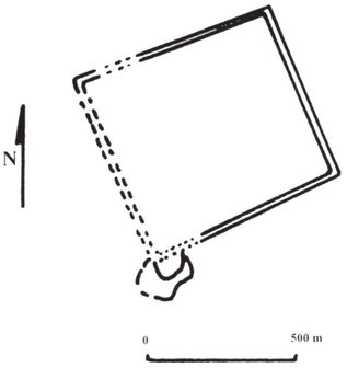 Plan of Qaleh Gug Kiani 1982a Plan of Kyrk Tepe Pugachenkova - photo 8