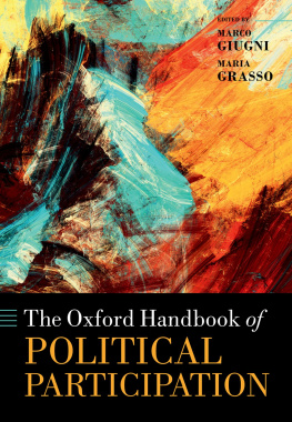 Marco Giugni - The Oxford Handbook of Political Participation