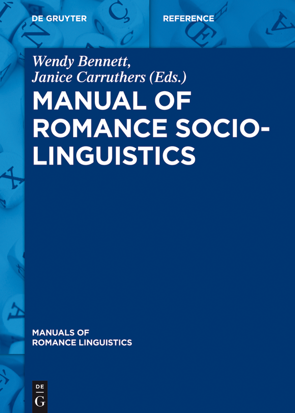 Manual of Romance Sociolinguistics - image 1