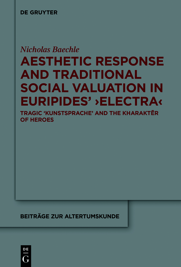 Beitrge zur Altertumskunde Edited by Susanne Daub Michael Erler Dorothee Gall - photo 1