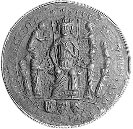 10 The seal of Scone Abbey illustrating the ceremony of inauguration Did - photo 12