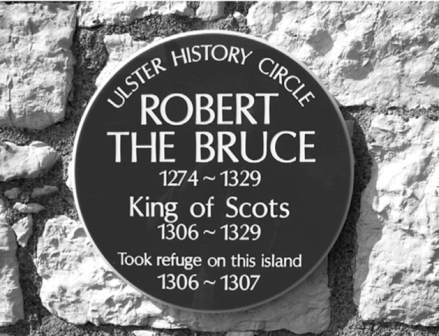 11 Plaque commemorating the tradition of Bruces exile to the Isle of Rathlin - photo 13