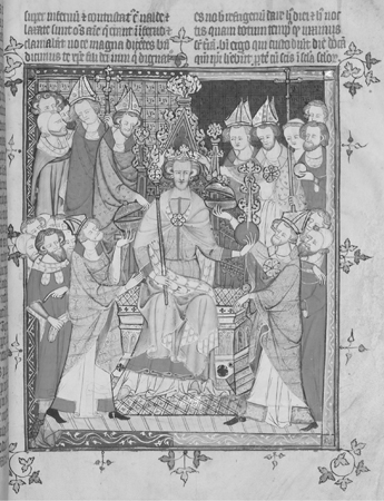 8 Coronation of a King from an Ordo including the ceremony for Edward II of - photo 10