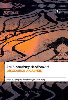 Ken Hyland - The Bloomsbury Handbook of Discourse Analysis