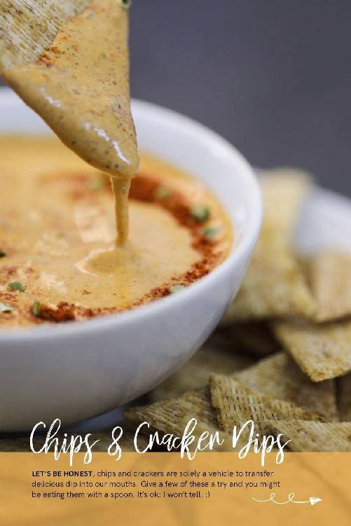 Nacho Cheese Dip RICH Ingredients 1 cup cashews or hemp seeds soaked in - photo 1