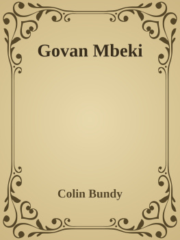 Colin Bundy - Govan Mbeki