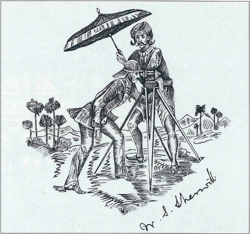 Walter Sherwills drawing of a surveyor at work possibly Sherwill himself from - photo 3