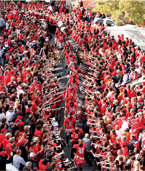 The Southern Tailgating Cookbook Fans outside Neyland Stadium before kickoff - photo 3