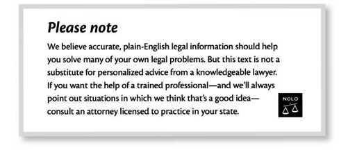 7th Edition Nolos Encyclopedia of Everyday Law Answers to Your Most - photo 5