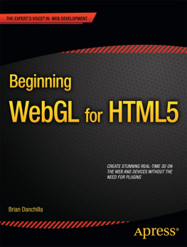 Brian Danchilla - Beginning WebGL for HTML5