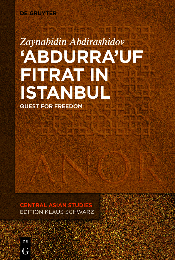 ANOR Central Asian Studies Edited by Ingeborg Baldauf ISBN 9783110771503 - photo 1