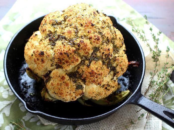 By adding herbs to your roasted cauliflower produces an explosion of - photo 8