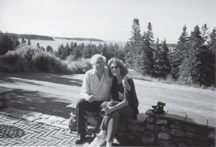 Irving Howe with Ilana Wiener Howe his fourth wife at Penoboscot Bay Maine - photo 9