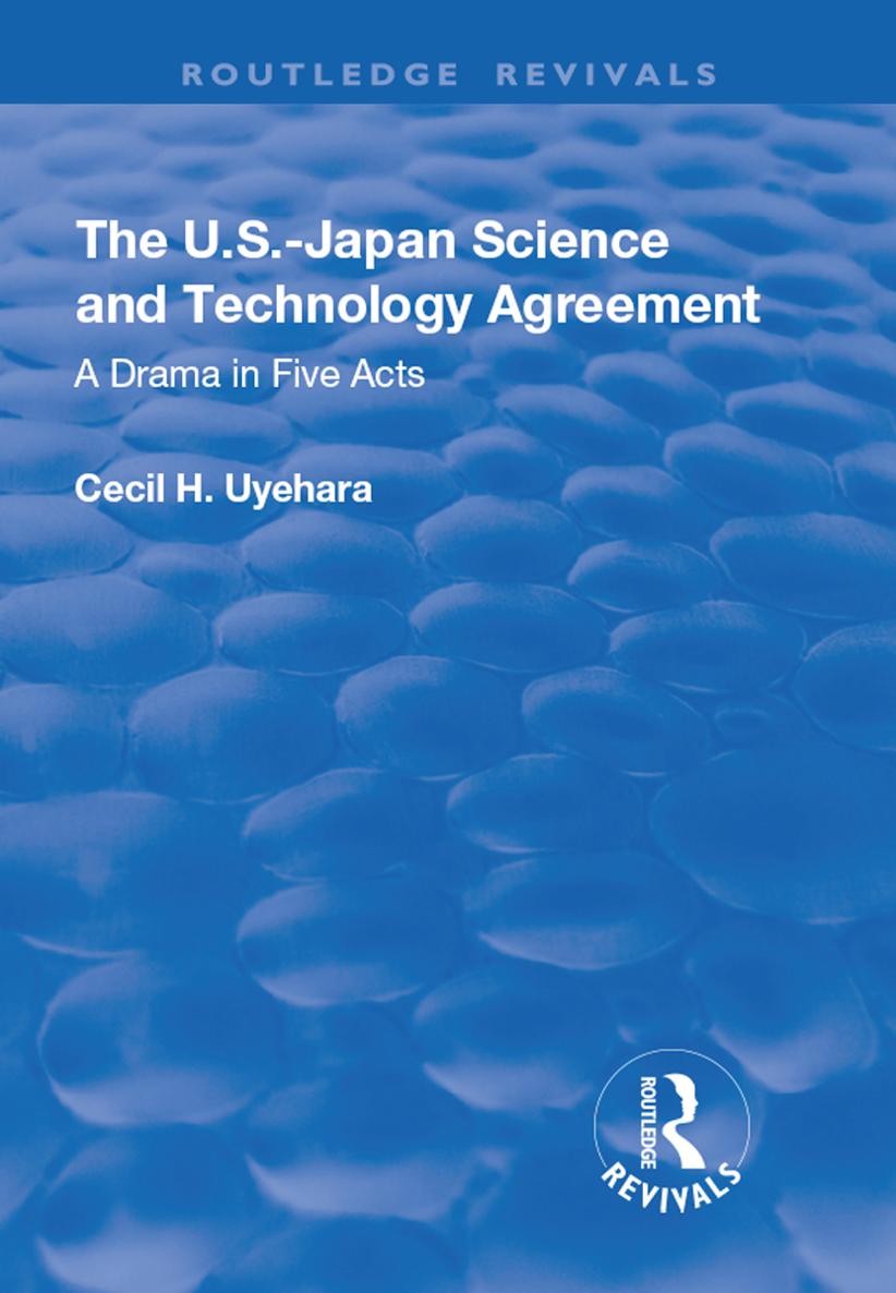 THE US-JAPAN SCIENCE AND TECHNOLOGY AGREEMENT The US-Japan Science and - photo 1