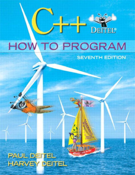 Paul Deitel - C++ How to Program