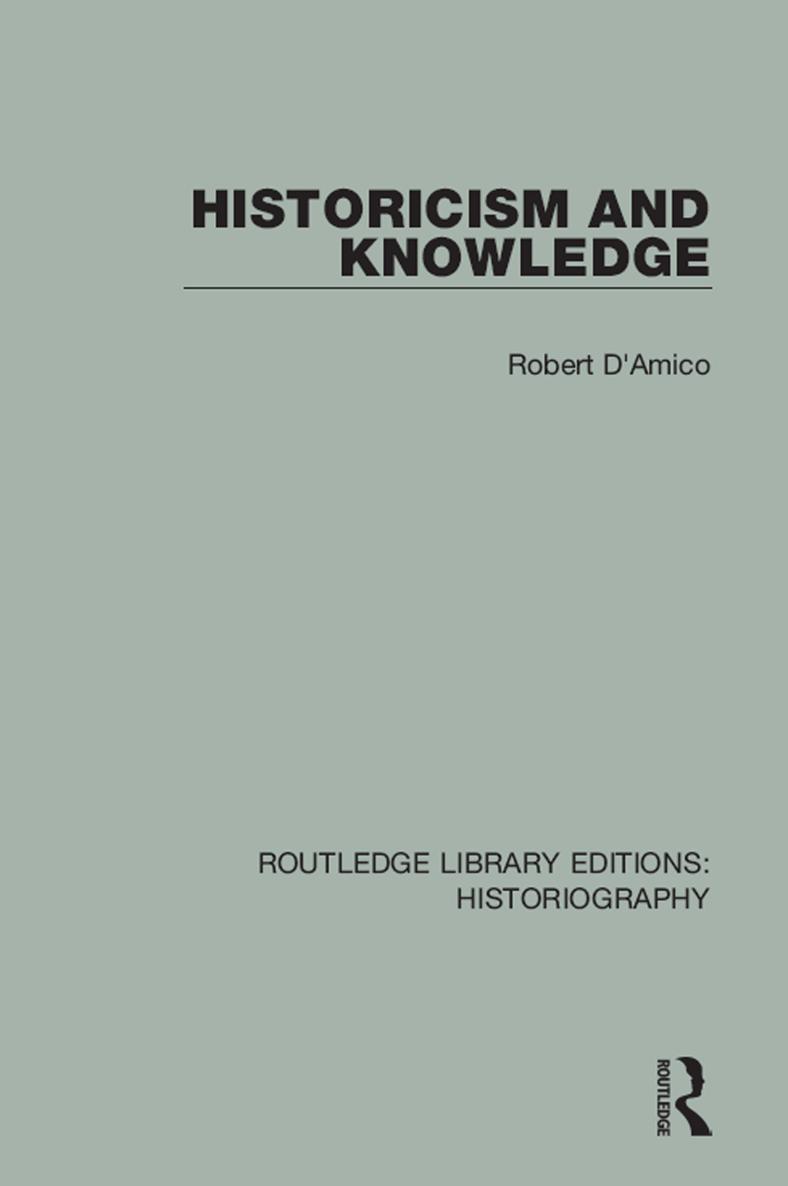 Historicism and Knowledge - image 1