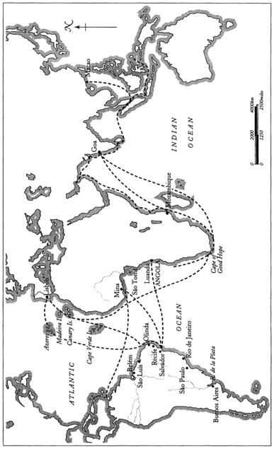 Portuguese trade routes during the colonial period Colonial Brazil Modern - photo 3