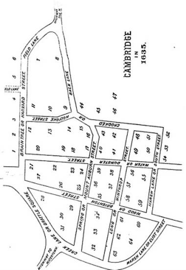 Key to the plan of Cambridge in 1635 Indicating the owners and occuprants - photo 2