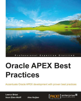 Alex Nuijten Oracle APEX Best Practices