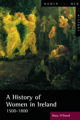 Mary ODowd - A History of Women in Ireland, 1500-1800